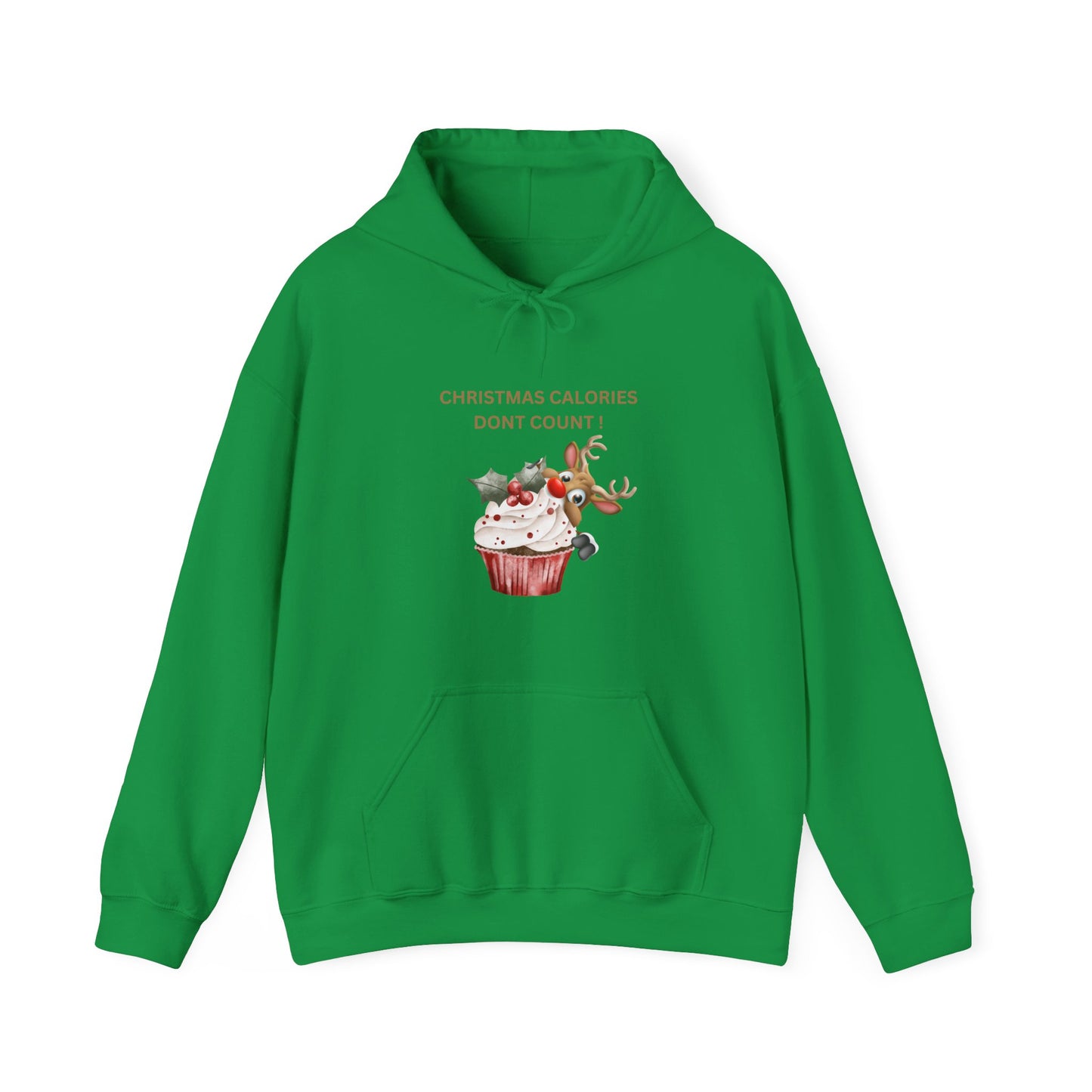 Christmas Calories Don't Count Hoodie - Unisex Heavy Blend Sweatshirt for Holiday Cheer