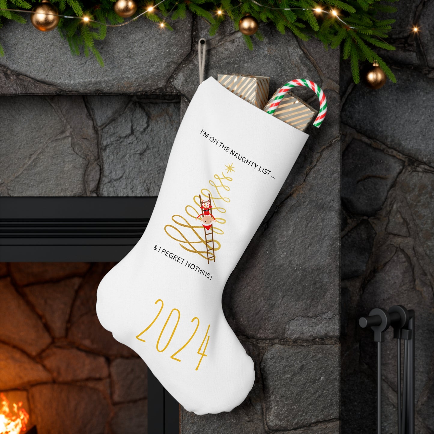 Christmas Stocking - Naughty List